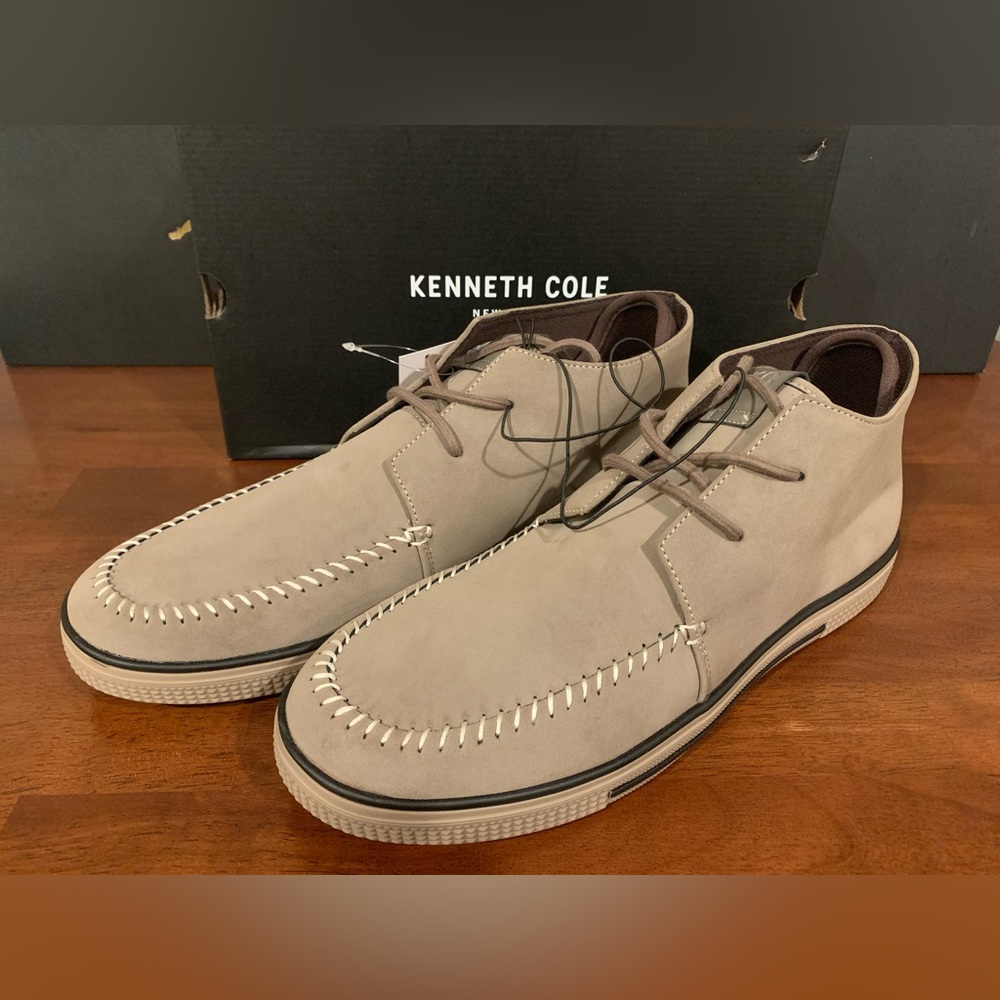 Kenneth Cole New York Men's Shore Lace-Up Brown Shoes - New w/ Box.